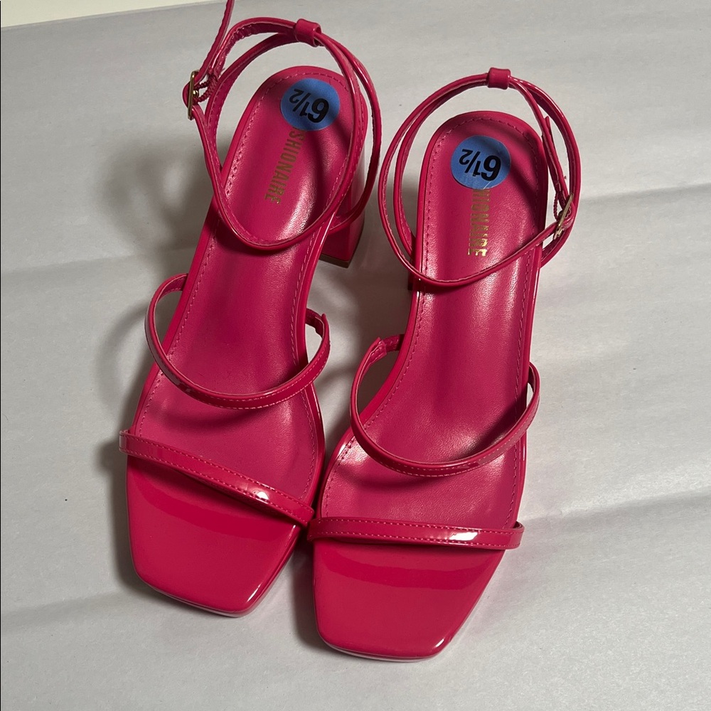 Elegant Fuchsia Heels